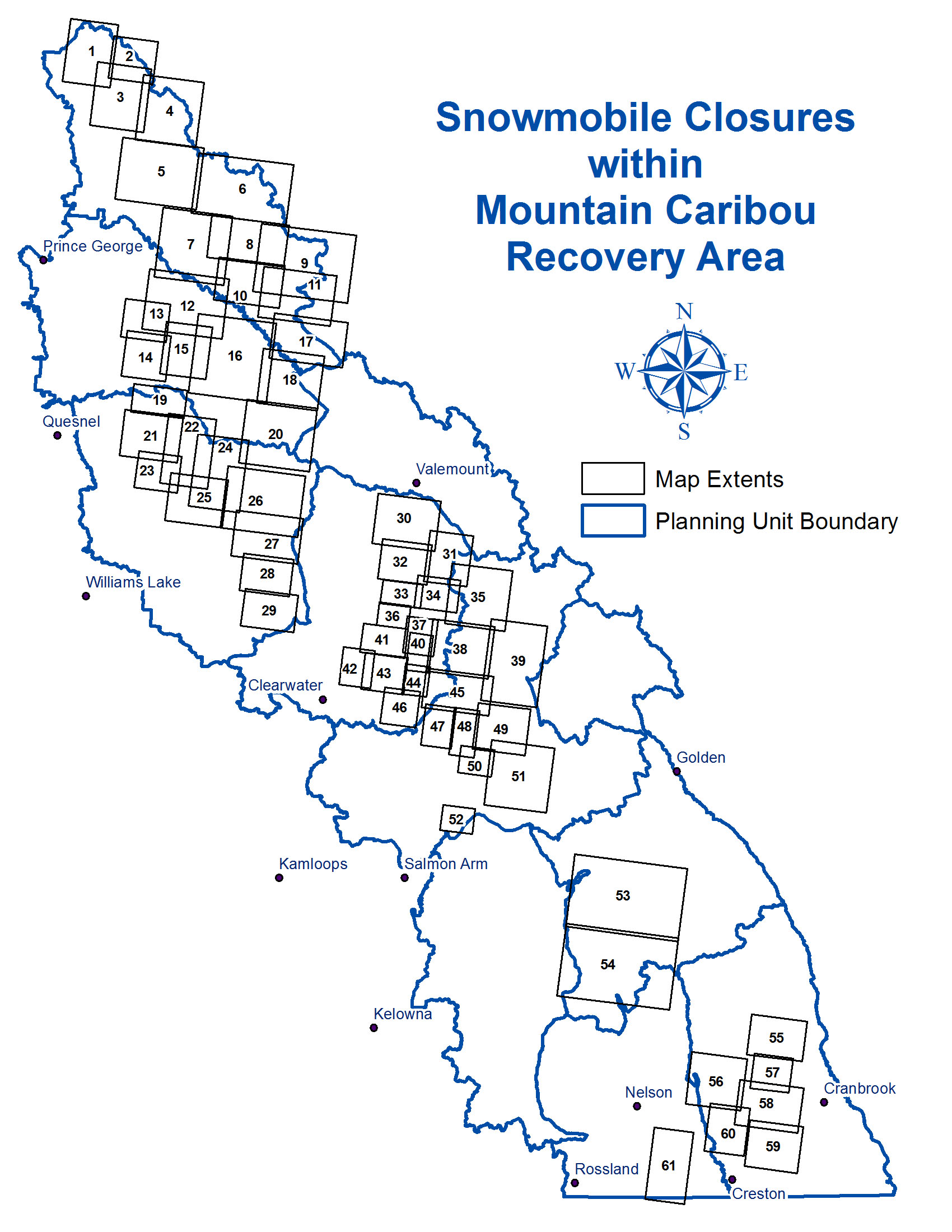 Snowmobile Use within Caribou Recovery Area